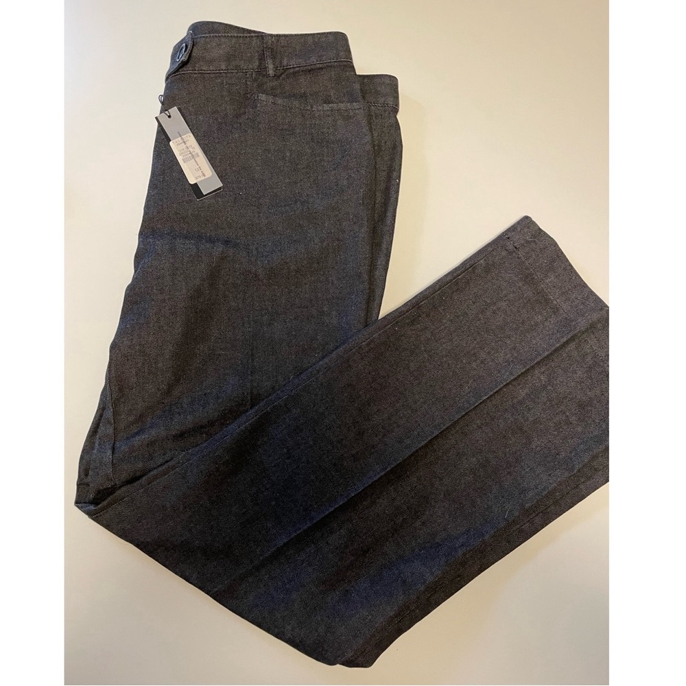 NWT Talbots Signature Ankle Jean Trousers in Dark Gray